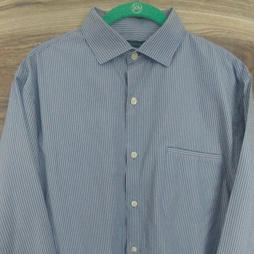 Perry Ellis Men's Large Long Sleeve Casual Shirt